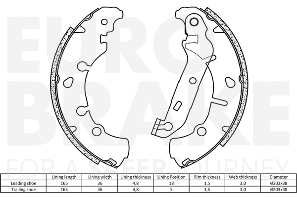 Brake Shoe Set