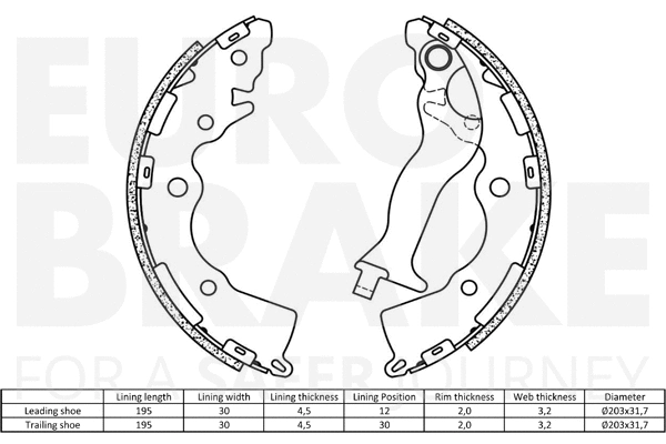 Brake Shoe Set