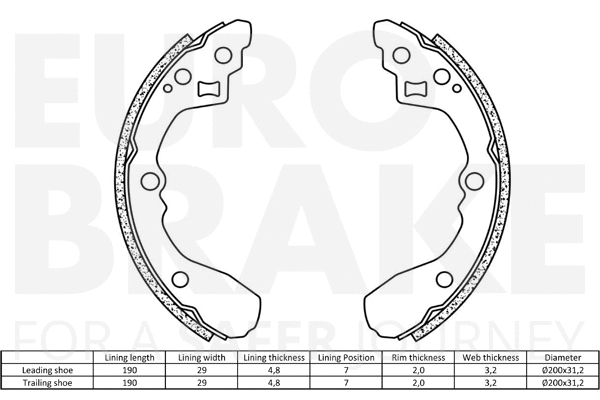 Brake Shoe Set