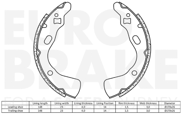 Brake Shoe Set