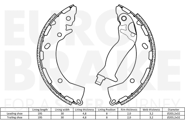 Brake Shoe Set