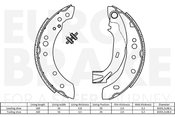 Brake Shoe Set