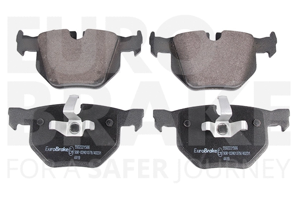 Brake Pad Set, disc brake (5502221566)