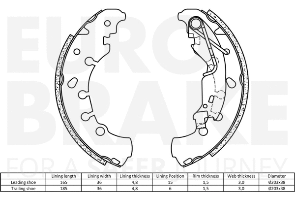 Brake Shoe Set