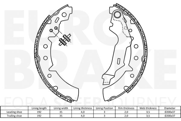 Brake Shoe Set