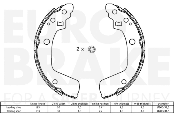 Brake Shoe Set
