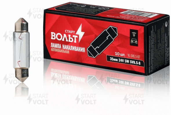 Bulb, licence plate light (VL-SV8.5-07)