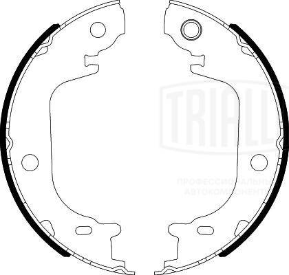 Brake Shoe Set, parking brake (GF 4660)