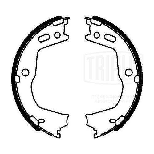 Brake Shoe Set, parking brake
