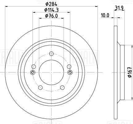 Brake Disc (DF 073113)