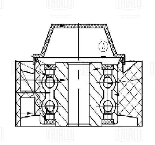 Deflection/Guide Pulley, V-ribbed belt (CM 5745)