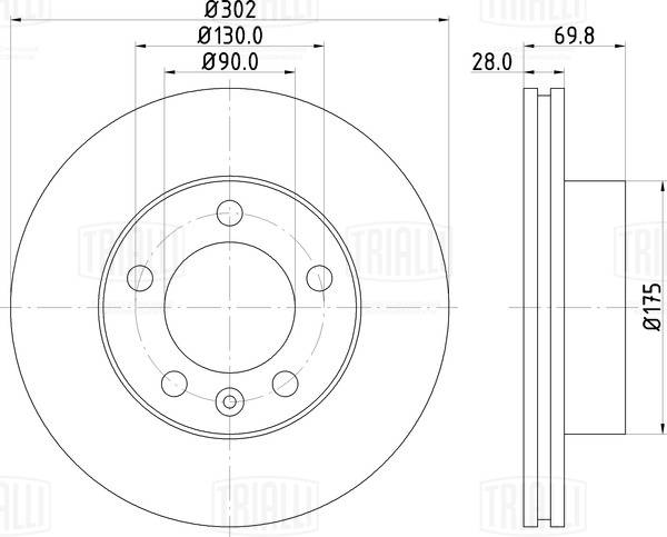Brake Disc (DF 266010)