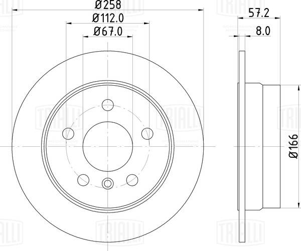 Brake Disc (DF 250122)