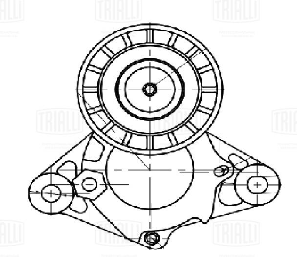 Belt Tensioner, V-ribbed belt (CM 5454)