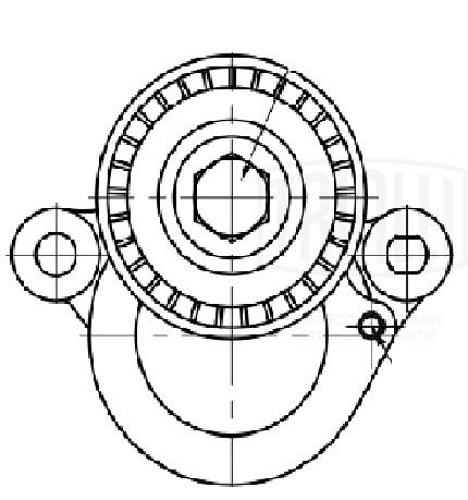 Belt Tensioner, V-ribbed belt (CM 5622)