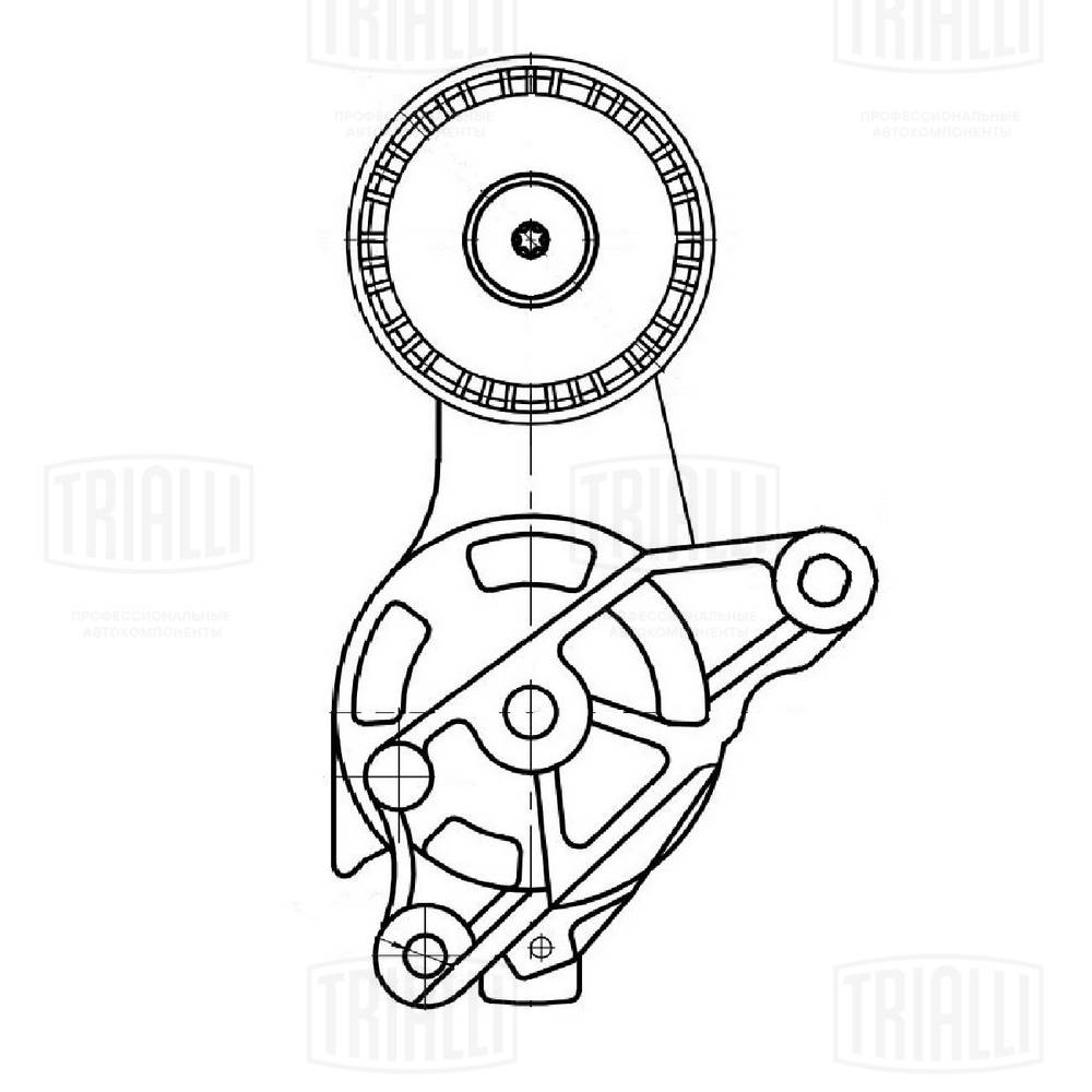 Deflection/Guide Pulley, V-ribbed belt