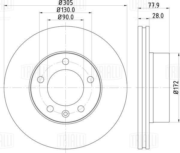 Brake Disc (DF 266008)