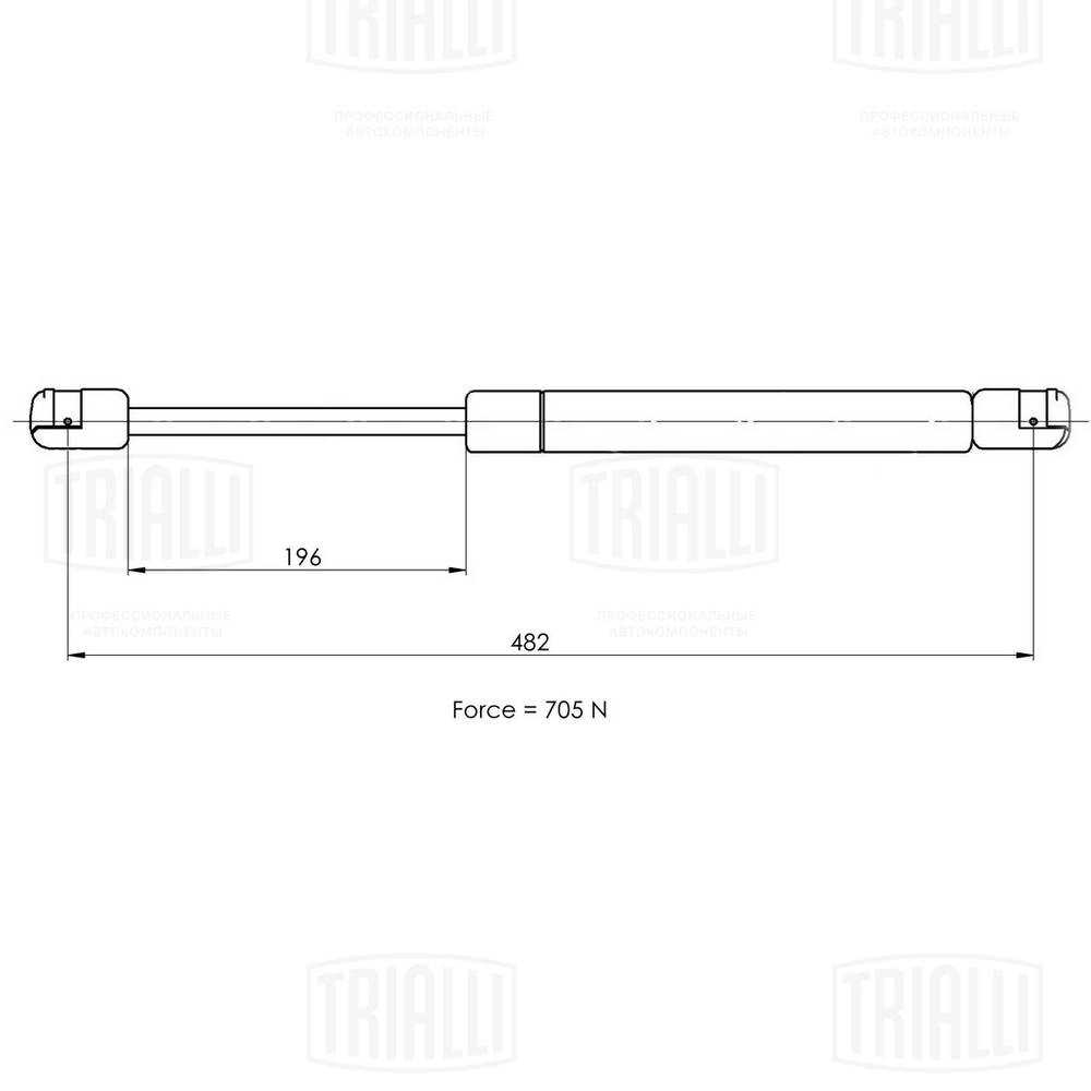 Gas Spring, boot/cargo area