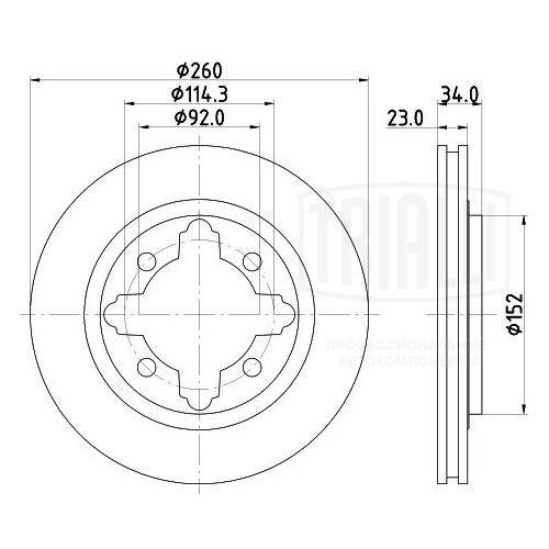 Brake Disc (DF 230104)
