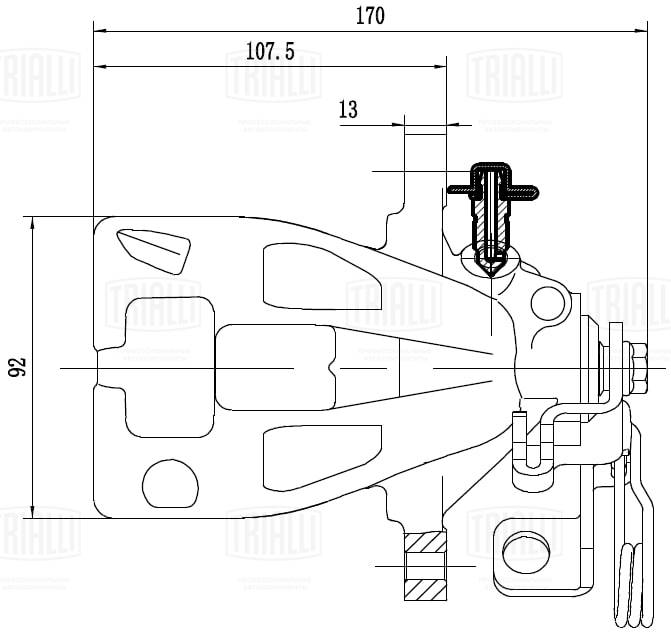Brake Caliper (CF 550122)