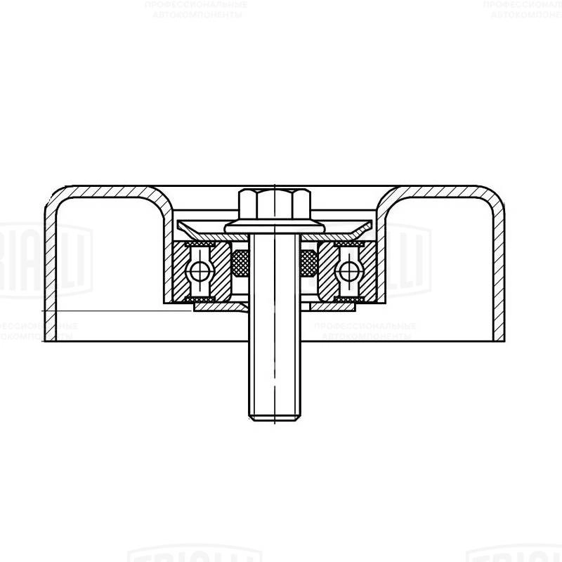 Deflection/Guide Pulley, V-ribbed belt