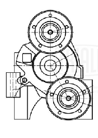 Belt Tensioner, V-ribbed belt