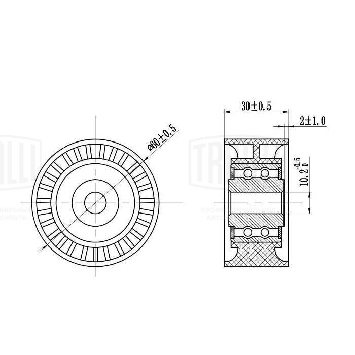 Tensioner Pulley, timing belt