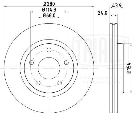 Brake Disc (DF 140108)