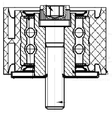 Deflection/Guide Pulley, V-ribbed belt (CM 5689)