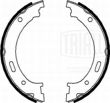 Brake Shoe Set, parking brake (GF 4634)