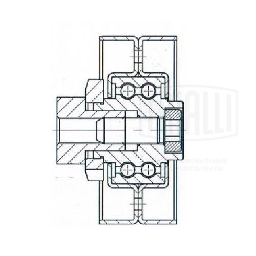Deflection/Guide Pulley, V-ribbed belt