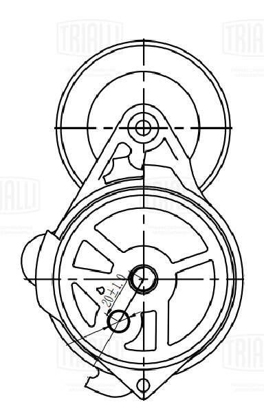 Belt Tensioner, V-ribbed belt (CM 5791)