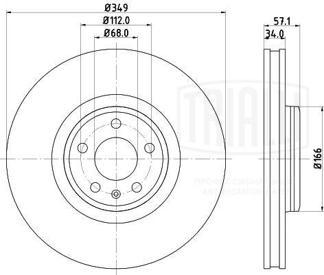 Brake Disc (DF 185112)