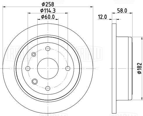 Brake Disc (DF 190338)