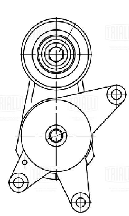 Belt Tensioner, V-ribbed belt (CM 5556)