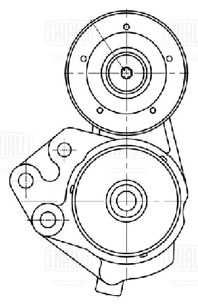 Belt Tensioner, V-ribbed belt (CM 5381)
