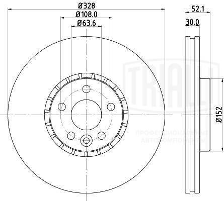 Brake Disc (DF 106115)