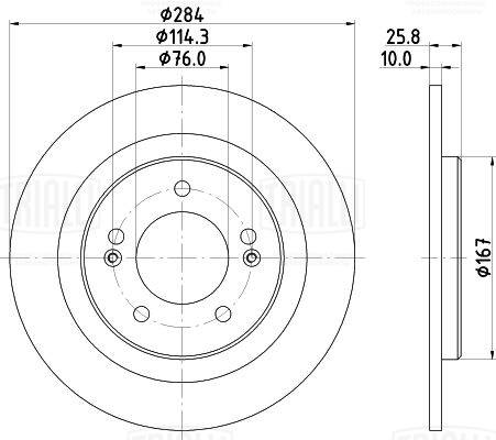 Brake Disc (DF 140227)