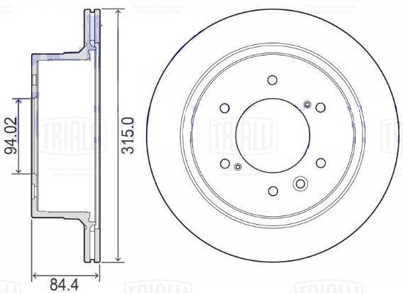 Brake Disc (DF 084410)