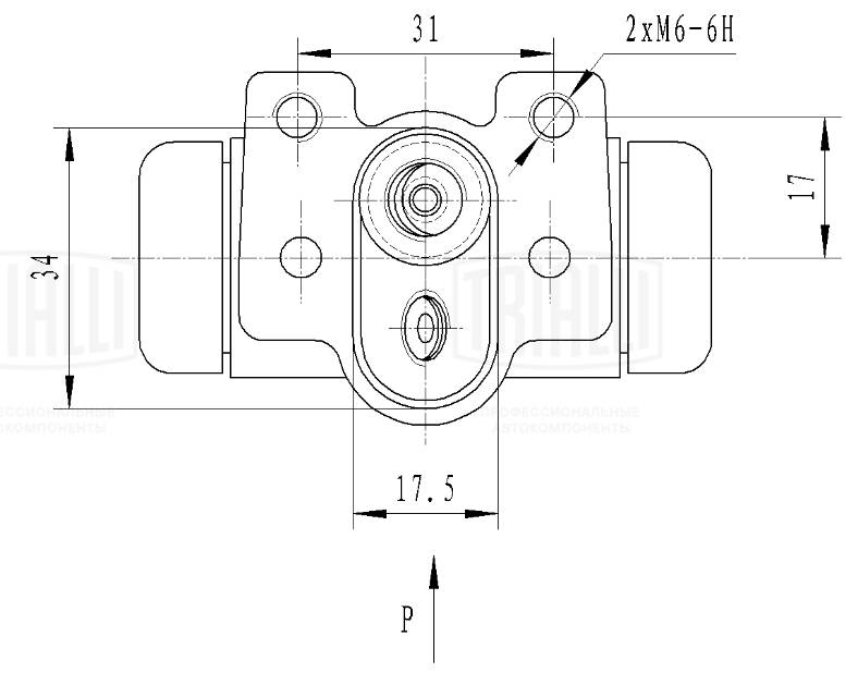 Wheel Brake Cylinder (CF 2547)
