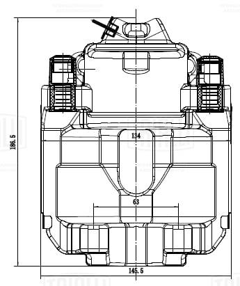 Brake Caliper (CF 052314)