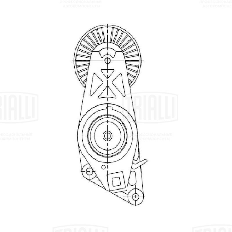 Deflection/Guide Pulley, V-ribbed belt