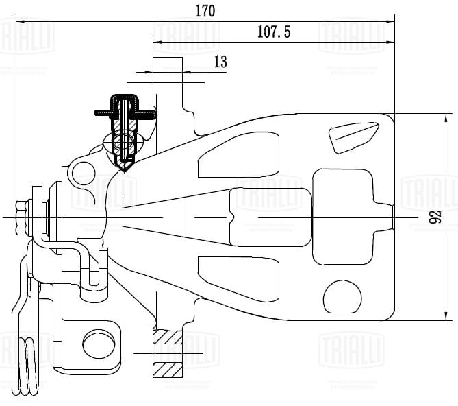 Brake Caliper (CF 550123)