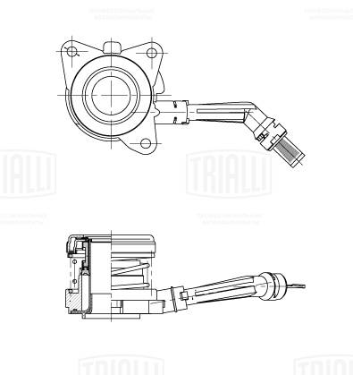 Central Slave Cylinder, clutch (CT 1019)