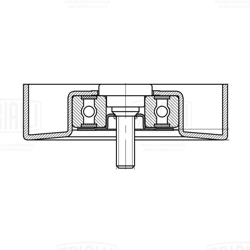 Deflection/Guide Pulley, V-ribbed belt