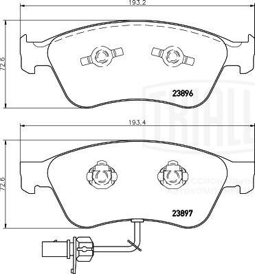 Brake Pad Set, disc brake