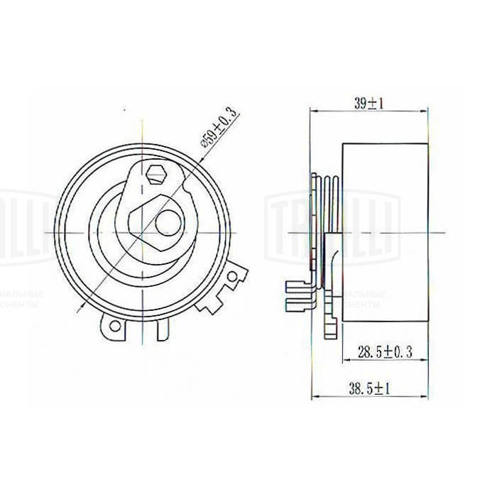 Tensioner Pulley, timing belt