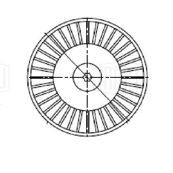 Deflection/Guide Pulley, V-ribbed belt
