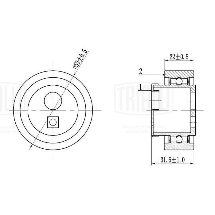 Tensioner Pulley, timing belt
