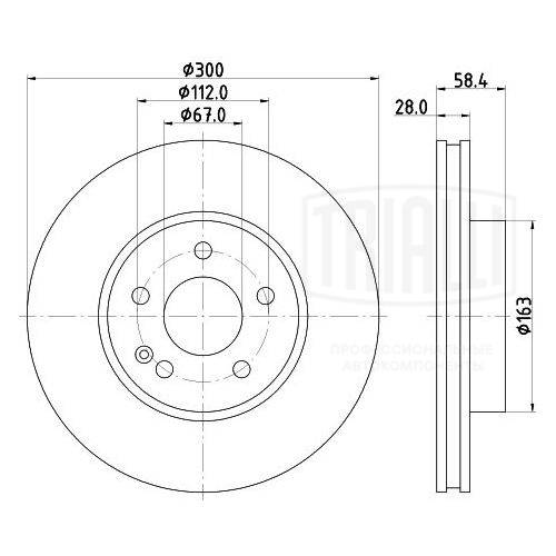 Brake Disc (DF 155106)